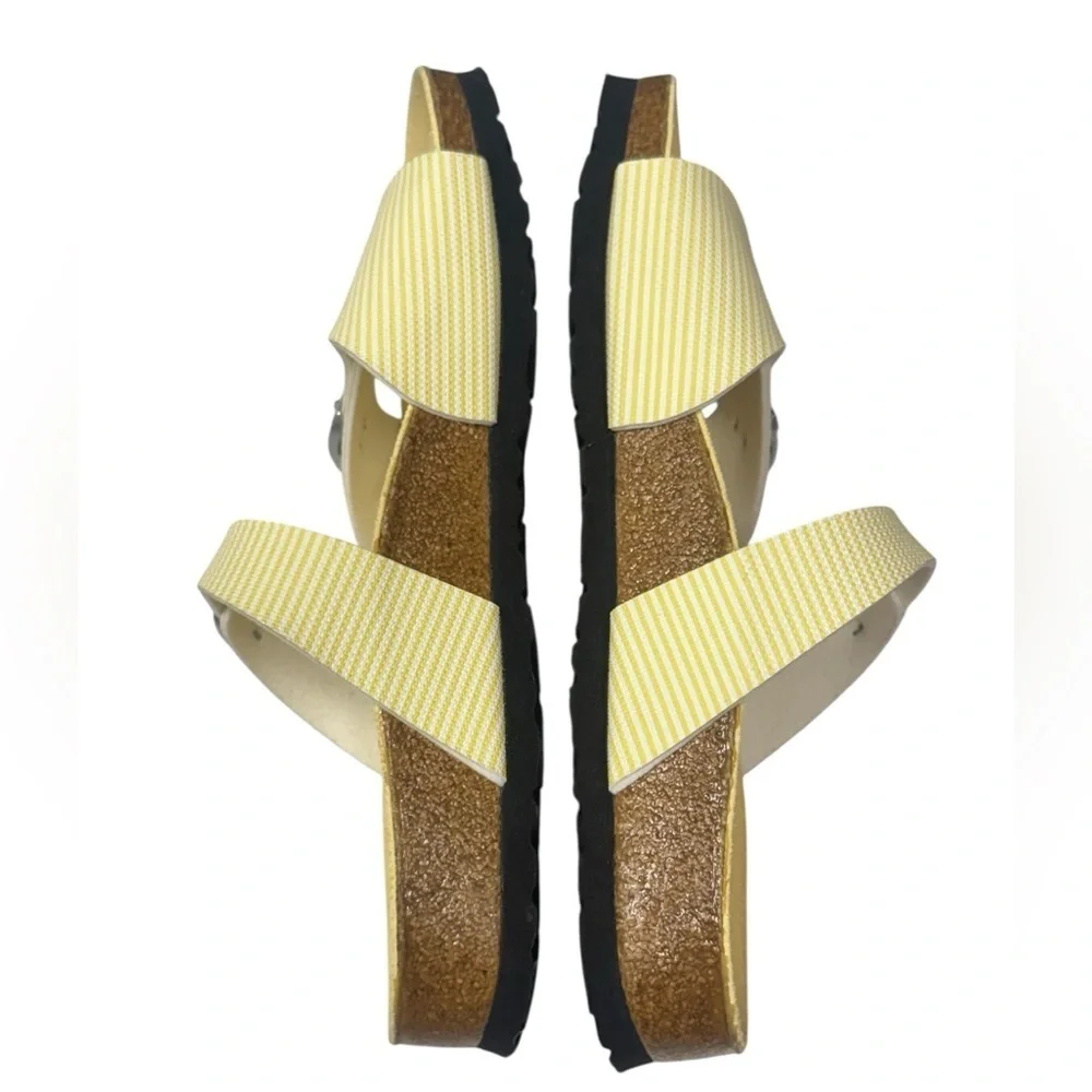 Birkenstock Birki's Aziza Two Strap Sandal
Slides Pinstripe L9 M7 - Picture 4 of 7
